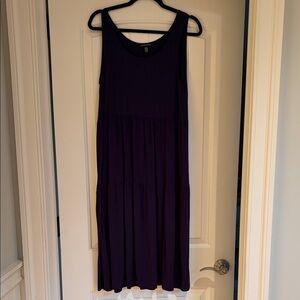 Eileen Fisher Rich blue  Sleeveless Midi Dress